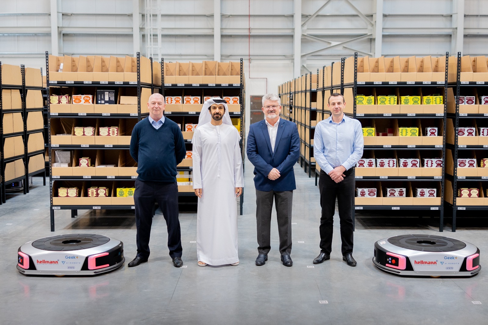 Dubai CommerCity: Hellmann launches robotics automated storage solutions